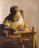 The Lacemaker - Johannes Vermeer