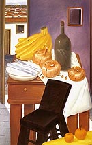 Kitchen Table 1983 - Fernando Botero