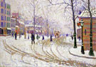 Snow Boulecard de Clichy Paris 1886 - Paul Signac