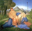 Loving Couple 1973 - Fernando Botero