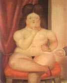 Seated Woman 1976 - Fernando Botero