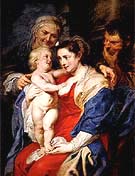 The Holy Family with St Anne 1630 - Peter Paul Rubens