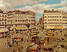 Plaza of the Puerta Del sol 1909 - Alson Skinner Clark