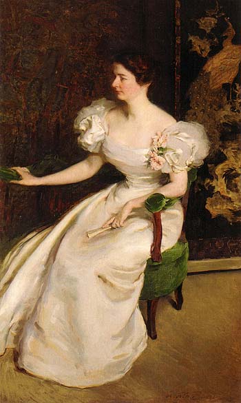 Mrs Clement B Newbold Mary Dickinson Scott 1896 - Cecilia Beaux reproduction oil painting