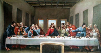 The Last Supper - Leonardo da Vinci reproduction oil painting