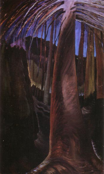 Old Tree at Dusk 1932 - Emily Carr reproduction oil painting