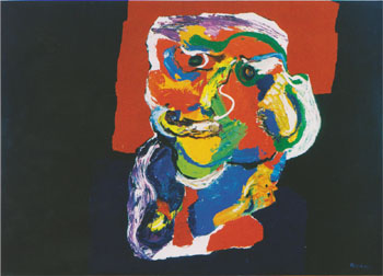 Personage III 1968 - Karel Appel reproduction oil painting