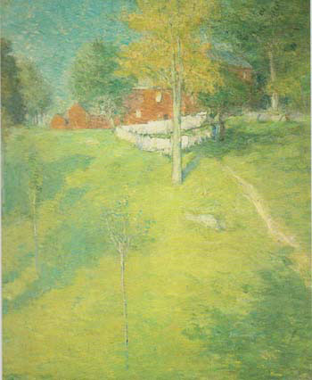 The Laundry Branchville 1894 - Julian Alden Weir reproduction oil painting