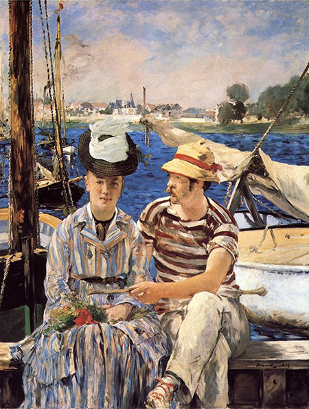 Argenteuil 1874 - Edouard Manet reproduction oil painting