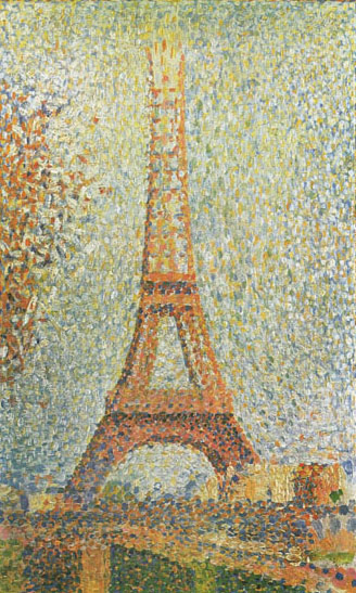 The Eiffel Tower 1889 - Georges Seurat reproduction oil painting