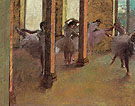 Dancers Practicing in the Foyer c1875 - Edgar Degas