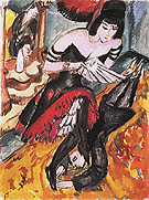 Pantomime Reimann The Dancers Revenge 1912 - Ernst Kirchner