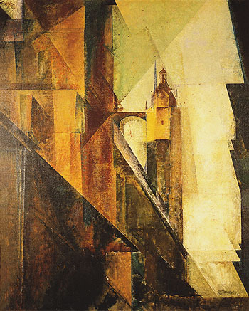 Church of Saint Mary I 1929 - Lyonel Feininger reproduction oil painting