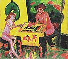 Sisters The Two Sisters 1910 - Erich Heckel