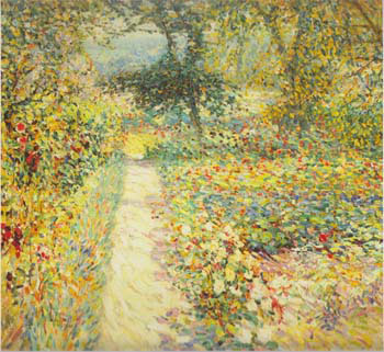 The Garden 1913 - Joseph Raphael reproduction oil painting