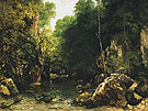 The Shaded Stream 1865 - Gustave Courbet