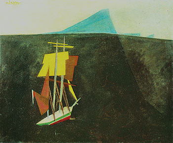 The Blue Island 1934 - Lyonel Feininger reproduction oil painting