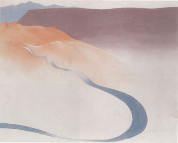 Road Past The View I 1964 - Georgia O'Keeffe reproduction oil painting