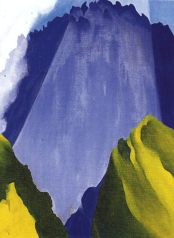 Peru Machu Pichu Morning Light 1957 - Georgia O'Keeffe reproduction oil painting