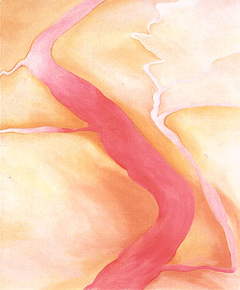 It Was Yellow And Pink 2 1959 - Georgia O'Keeffe reproduction oil painting