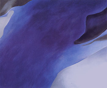 Blue A 1959 - Georgia O'Keeffe reproduction oil painting