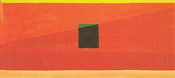 Georgia O Keeffe Patio Door Green Red 1951