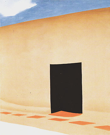 Patio With Cloud 1956 - Georgia O'Keeffe reproduction oil painting