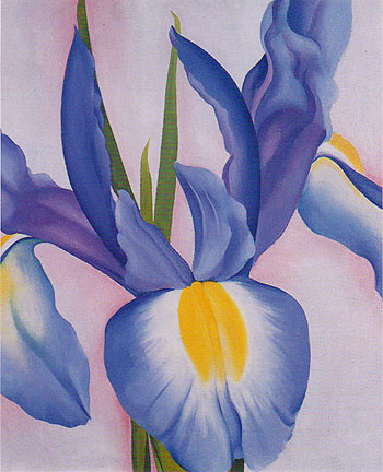 Lavender Iris 1951 - Georgia O'Keeffe reproduction oil painting