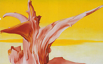 Red Tree Yellow Sky 1952 - Georgia O'Keeffe reproduction oil painting