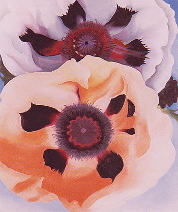 Poppies 1950 - Georgia O'Keeffe reproduction oil painting