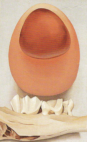 Red And Pink Rocks And Teeth 1938 - Georgia O'Keeffe reproduction oil painting