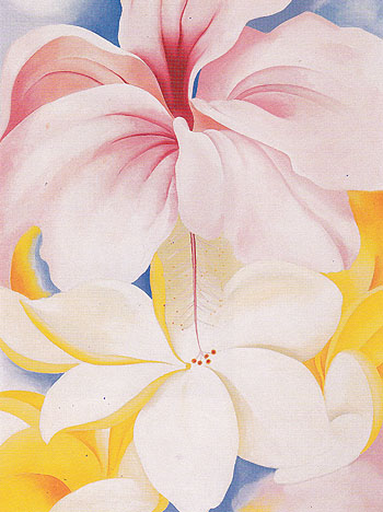 Georgia O'Keeffe - Hibiscus With Plumeria 1939