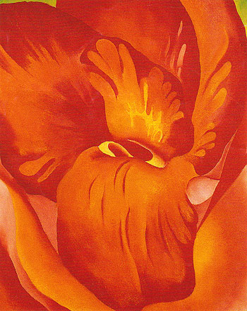 Canna Red And Orange 1926 - Georgia O'Keeffe reproduction oil painting