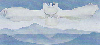 Flying BackBone 1944 - Georgia O'Keeffe reproduction oil painting