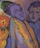 Couple and Redheaded Child - Emile Nolde