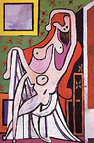 Large Nude in a Red Armchair 1929 - Pablo Picasso reproduction oil painting