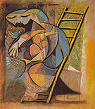 Woman with Doves 1930 - Pablo Picasso reproduction oil painting