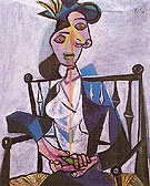 Seated Woman Dora Maar 1941 - Pablo Picasso