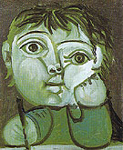 Claude Writing 1951 - Pablo Picasso