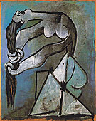 Nude Wringing Her Hair 1952 - Pablo Picasso