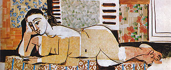 Great Reclining Nude with Crossed Arms 1955 - Pablo Picasso reproduction oil painting