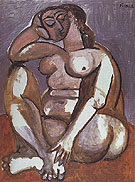 Seated Nude 1956 - Pablo Picasso