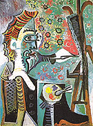 The Artist 1963 - Pablo Picasso reproduction oil painting