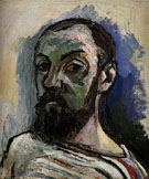 Self Portrait in a Striped Jersey 1906 - Henri Matisse