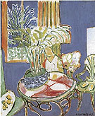Petit Interieur Bleu 1947 - Henri Matisse