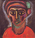 Head of an Adolescent Boy 1912 - Alexei von Jawlensky