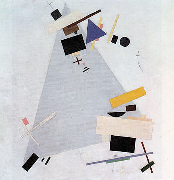 Dynamic Suprematism 1915 - Kasimir Malevich reproduction oil painting