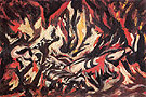 The Flame c1934 - Jackson Pollock