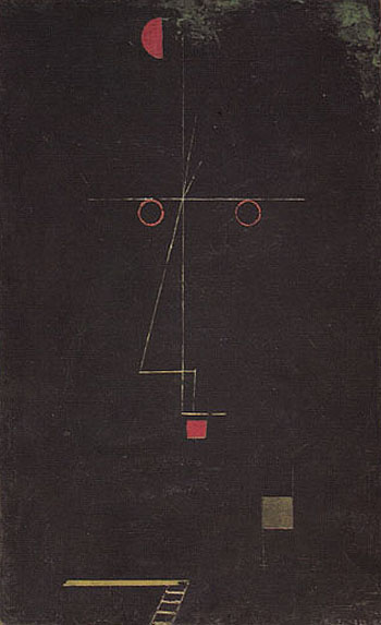 Portrait of an Acrobat 1927 - Paul Klee reproduction oil painting