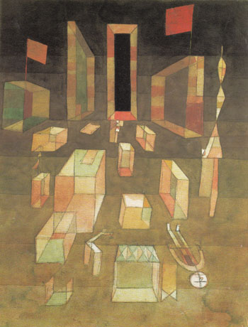 Uncomposed Objects in Space 1929 - Paul Klee reproduction oil painting